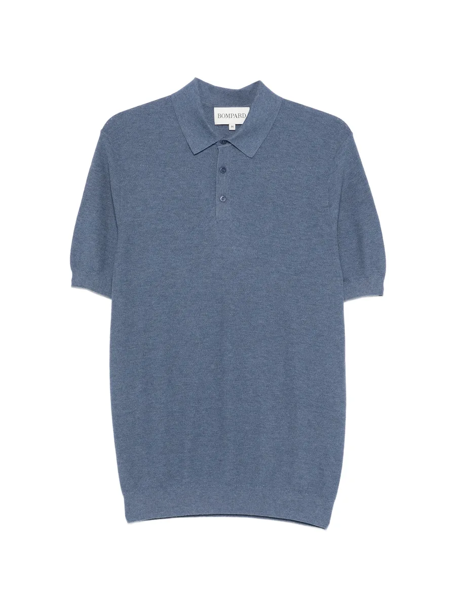 piqué-knit polo shirt 1