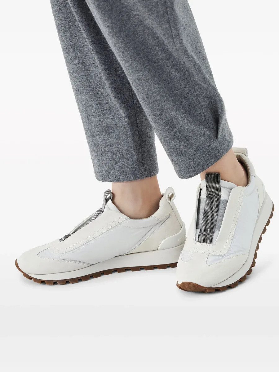monili-embellished low-top sneakers 10