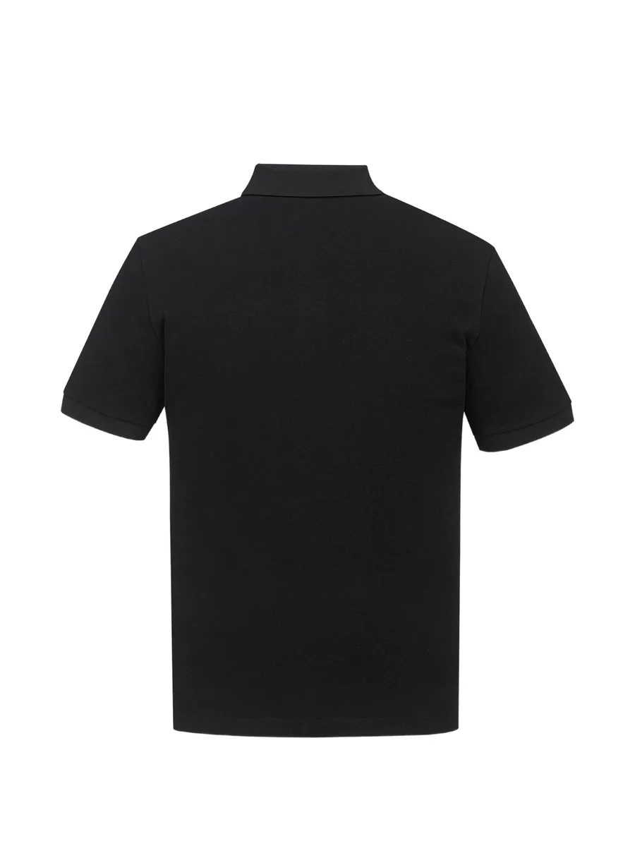 diamond-patch piqué polo shirt 3