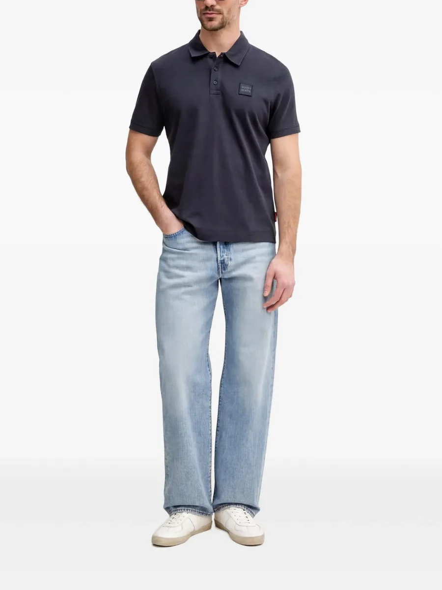 logo-appliqué polo shirt 3