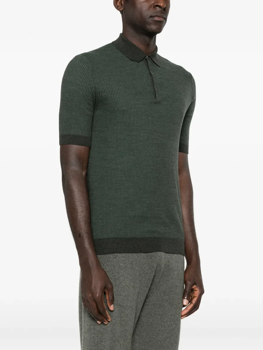 ribbed polo shirt 5