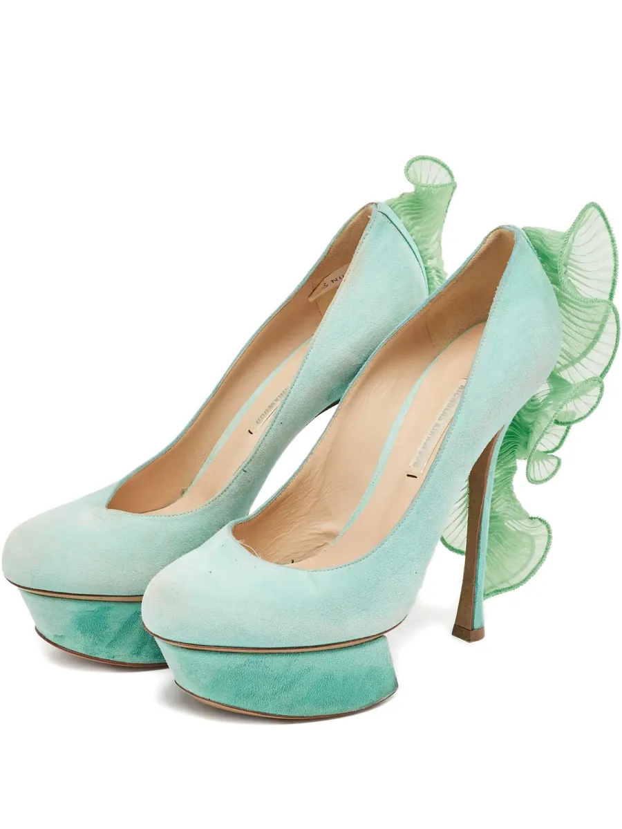 2024 140mm suede pumps 2