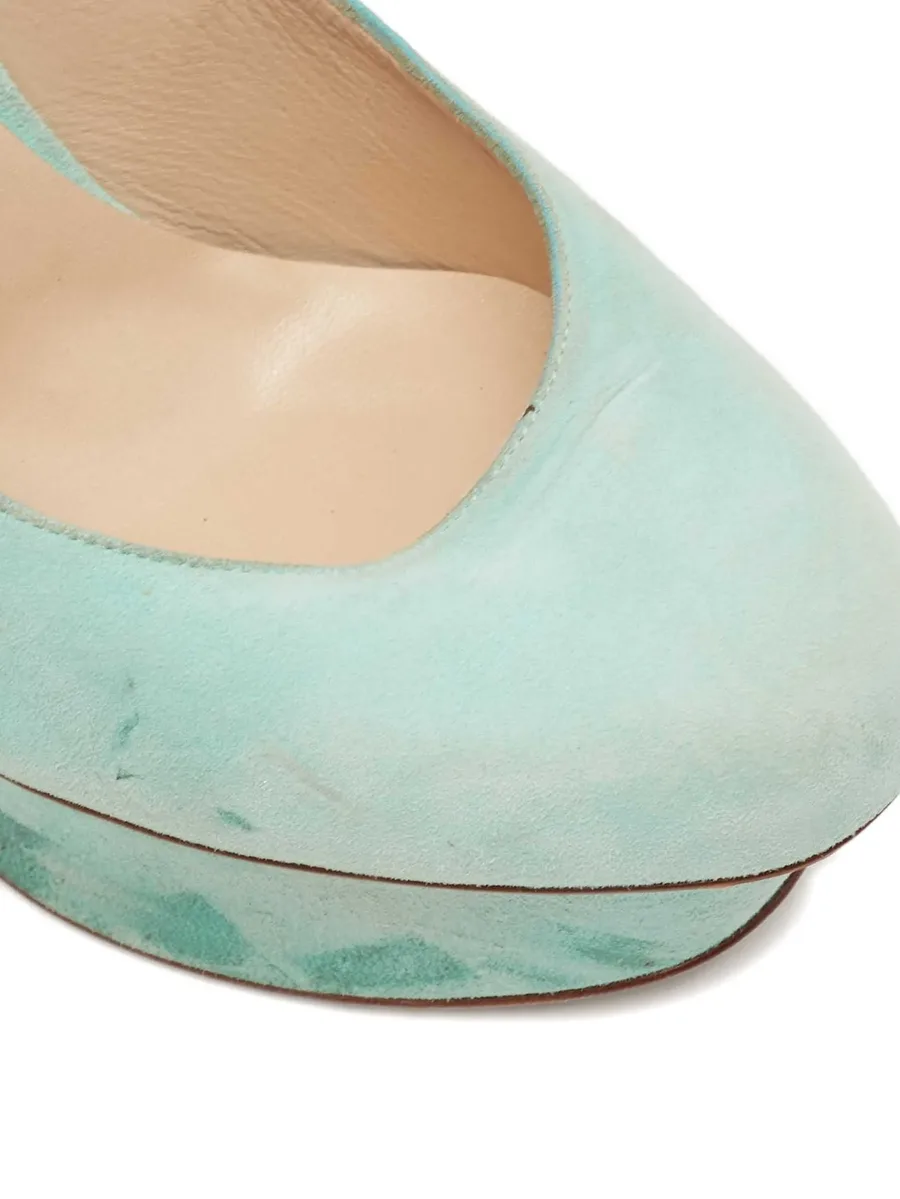 2024 140mm suede pumps 9
