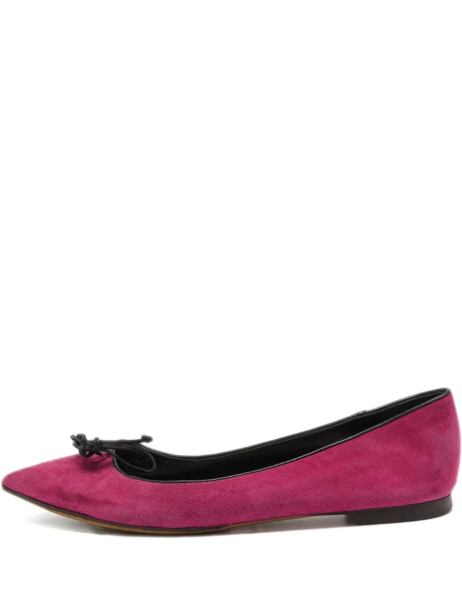 2024 suede bow flats 2