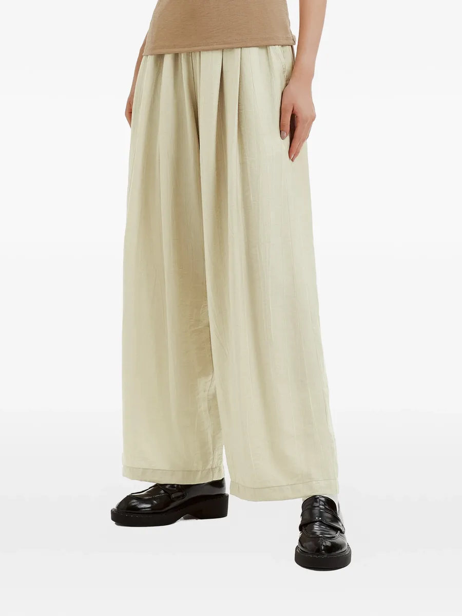 pleated wide-leg trousers 6