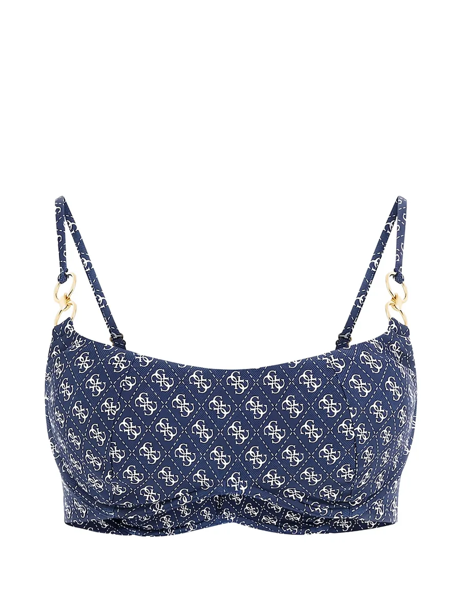 monogram-print ring-detail bikini 1