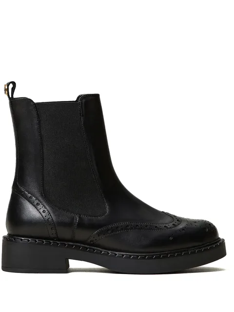 40mm leather Chelsea boots