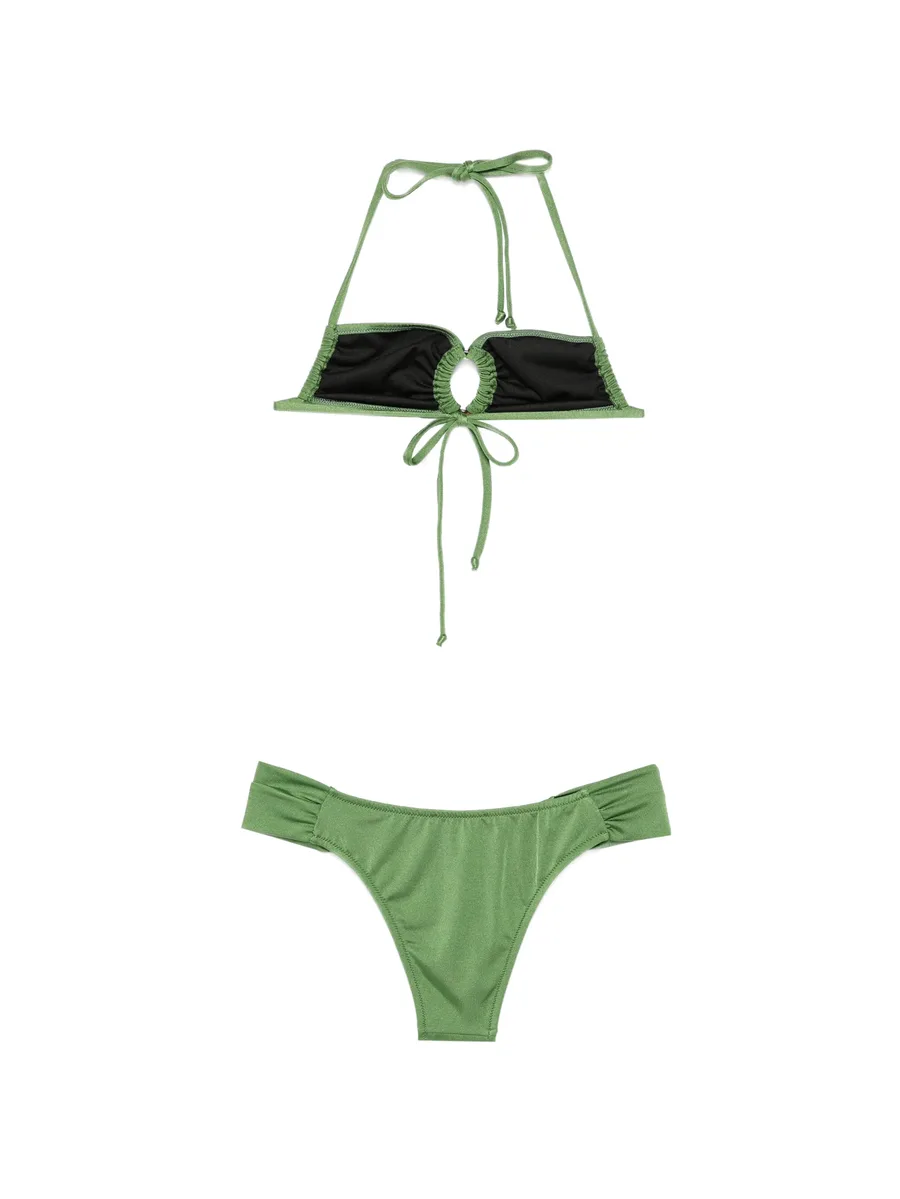 ruched ring-detail bikini 3