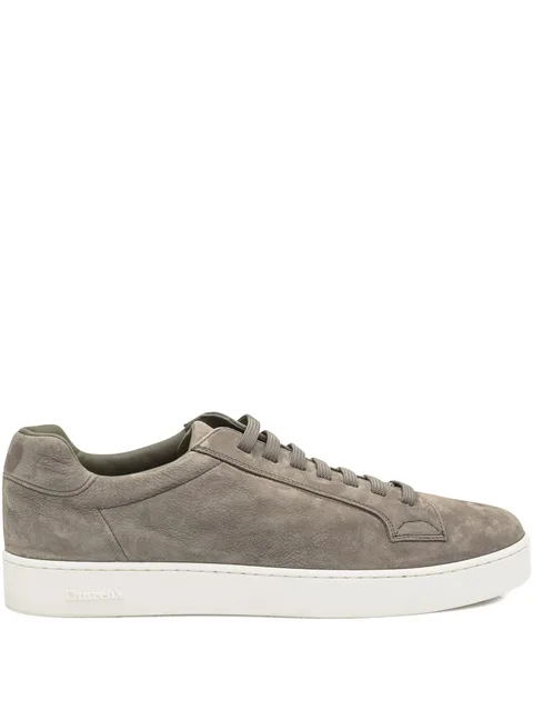 suede lace-up sneakers