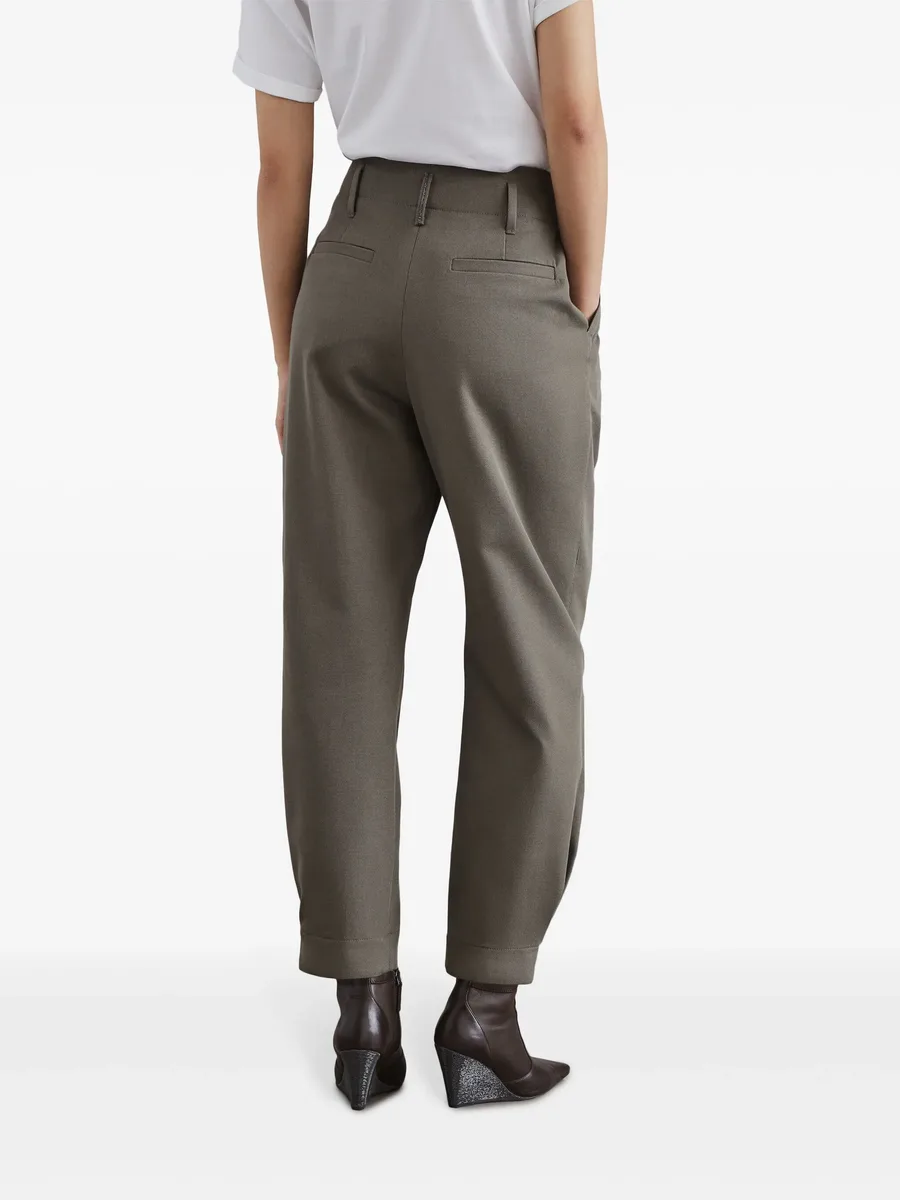 monili detail tailored trousers 7