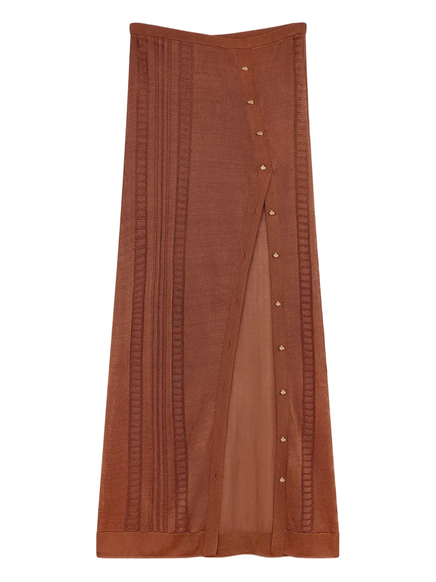трикотажная юбка макси Guayabera 1