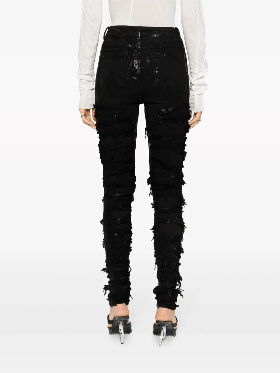 Detroit high-rise ripped skinny jeans 7