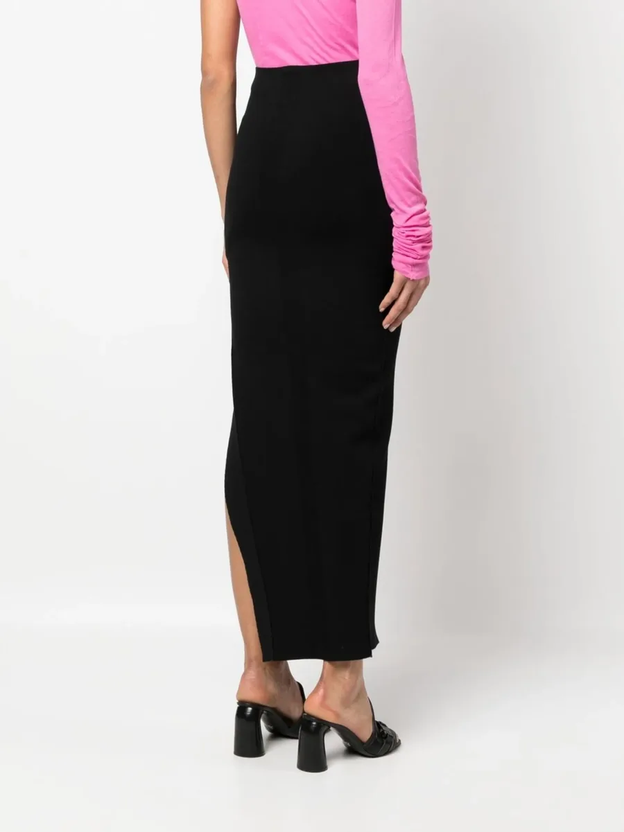 юбка с разрезом 7