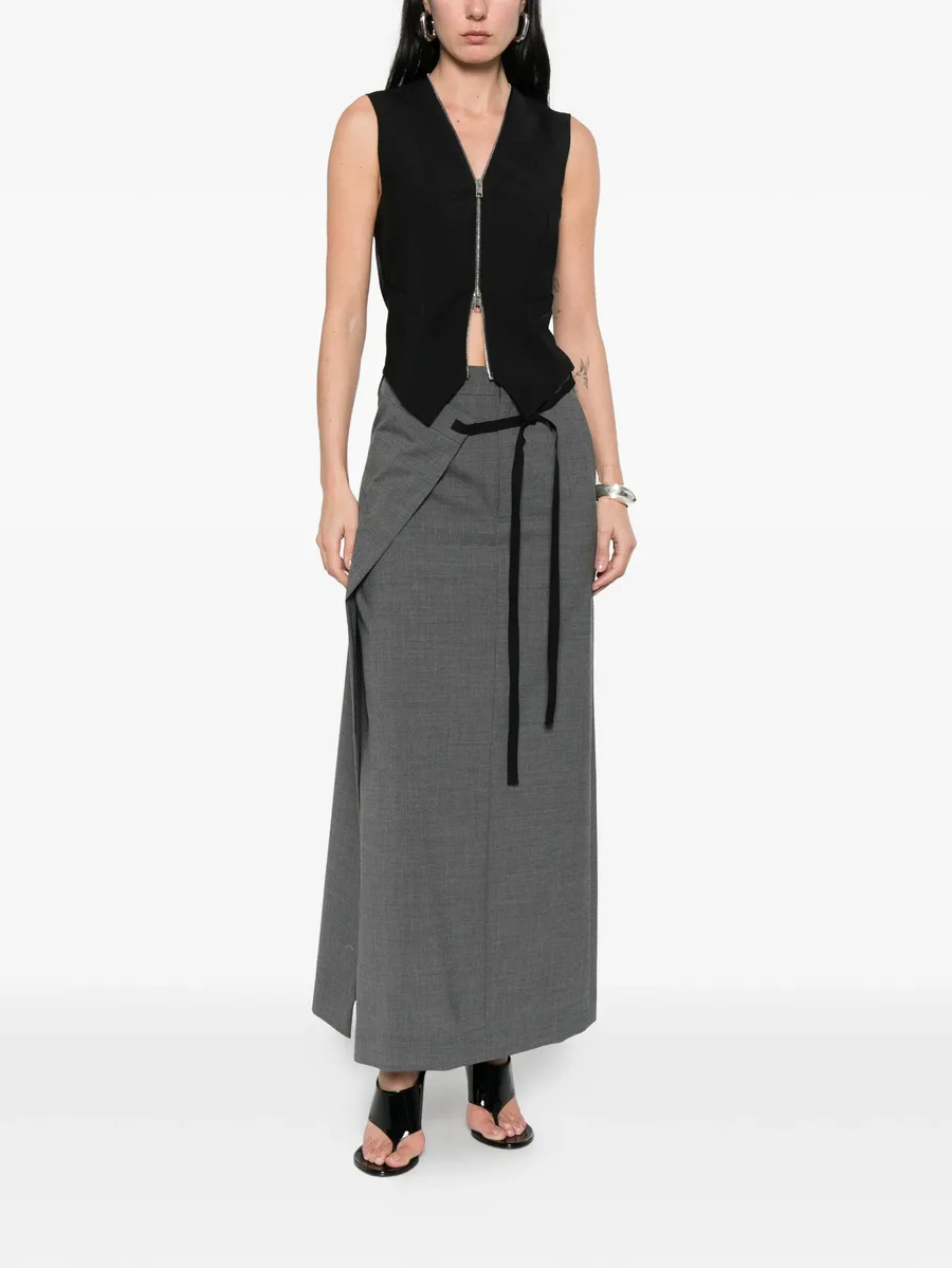 wrap-tie maxi skirt 4
