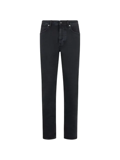 J100007 stretch black denim-rinsed jeans