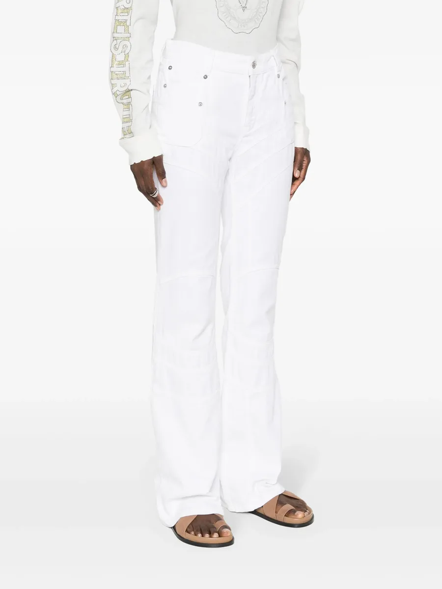 Elvira mid-rise flared jeans 6