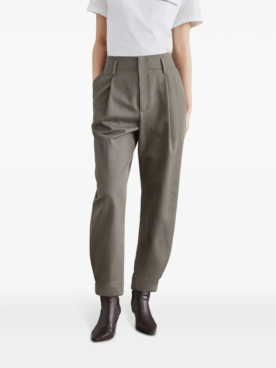 monili detail tailored trousers 5