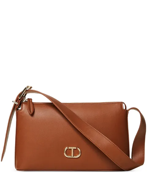 buckle-fastening shoulder bag