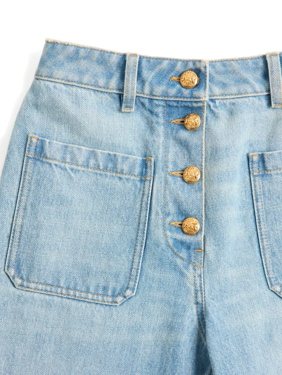 брюки из денима 11