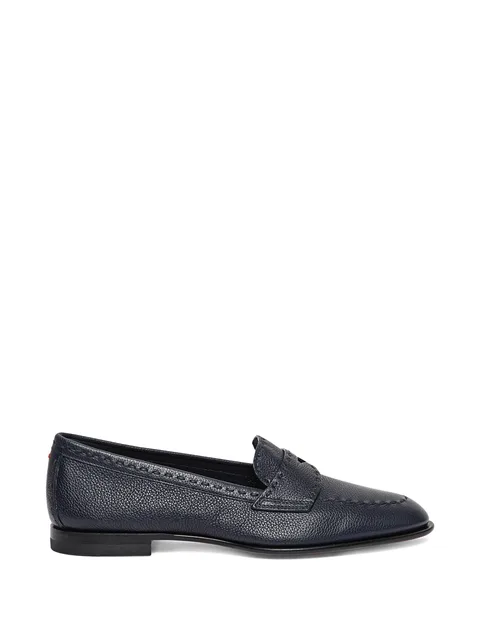 round-toe penny loafers