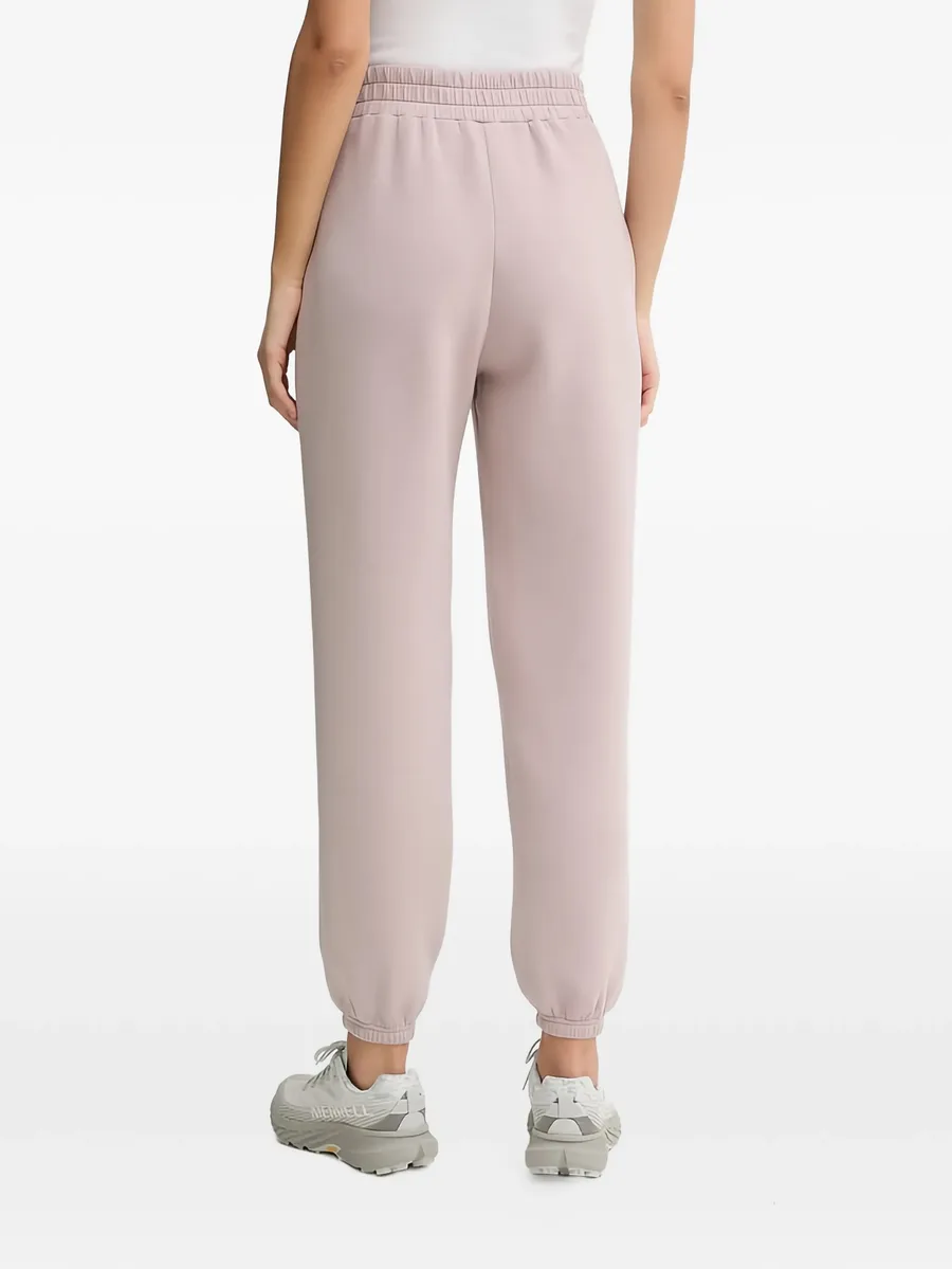 elasticated-waistband track pants 6