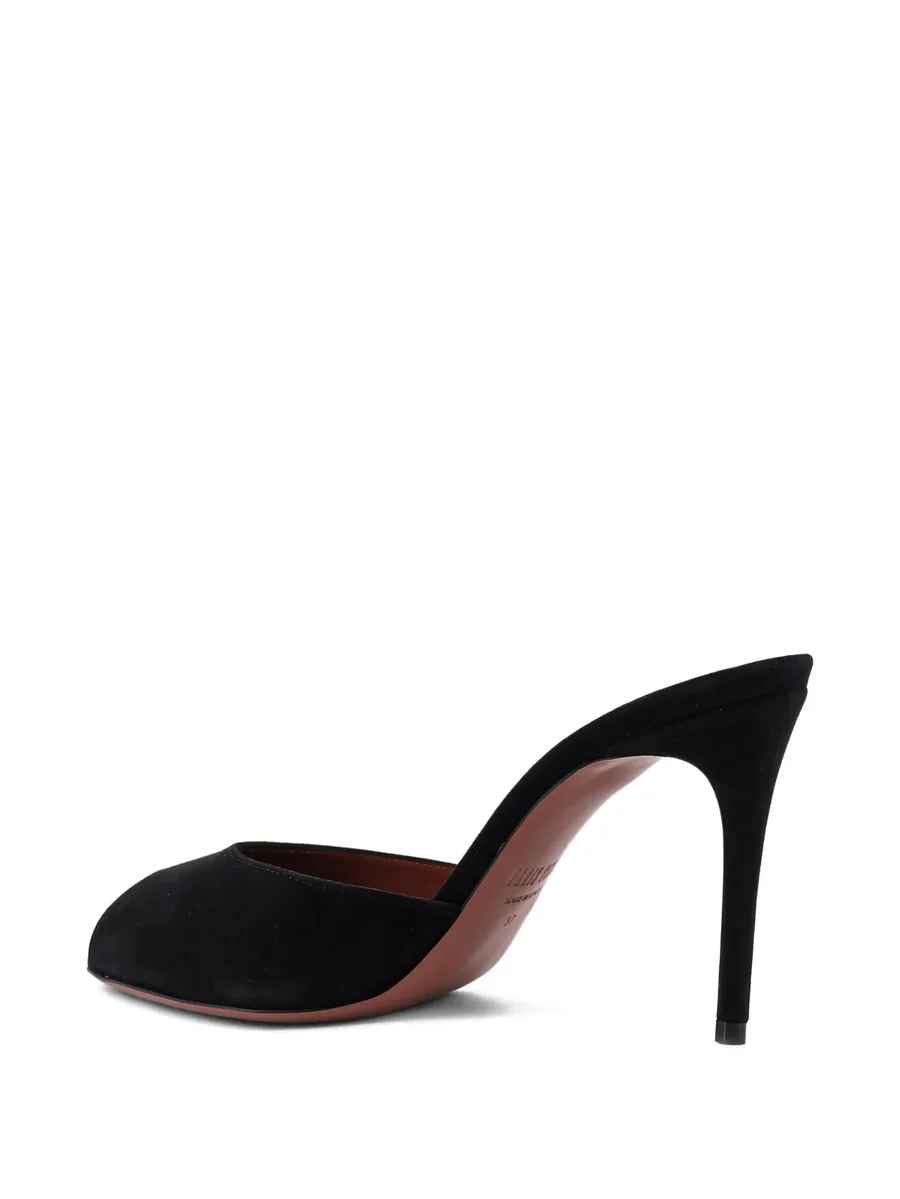 black heeled sandals 6