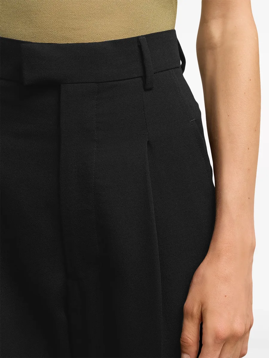 high-waist tapered-leg trousers 11