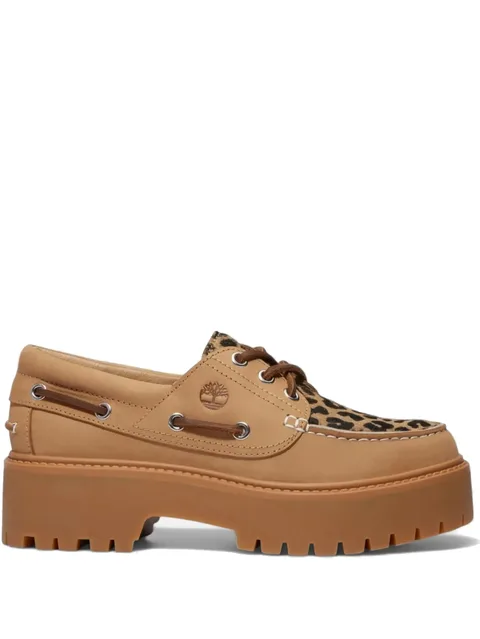 leopard-print loafers