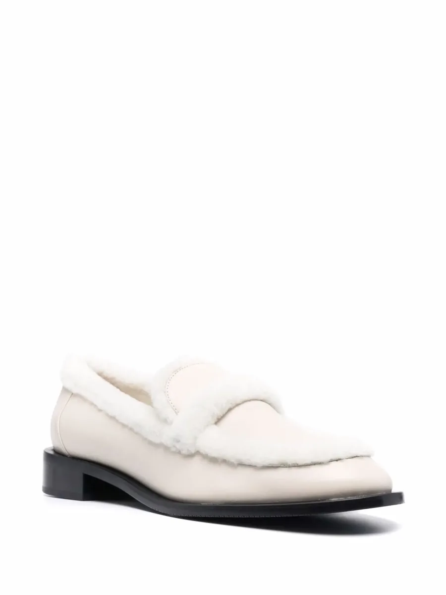 shearling trim loafers 3