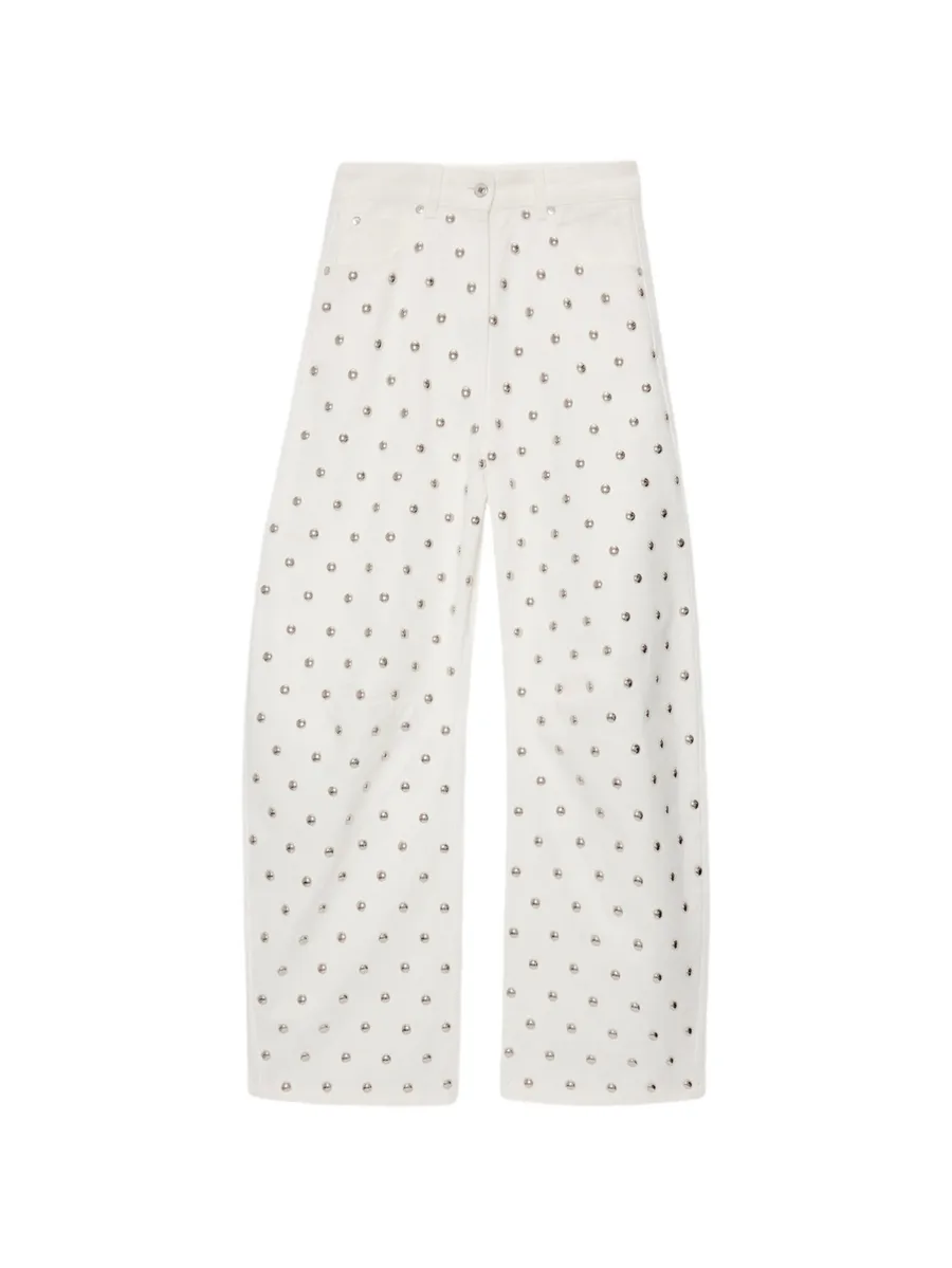 stud-detail jeans 1