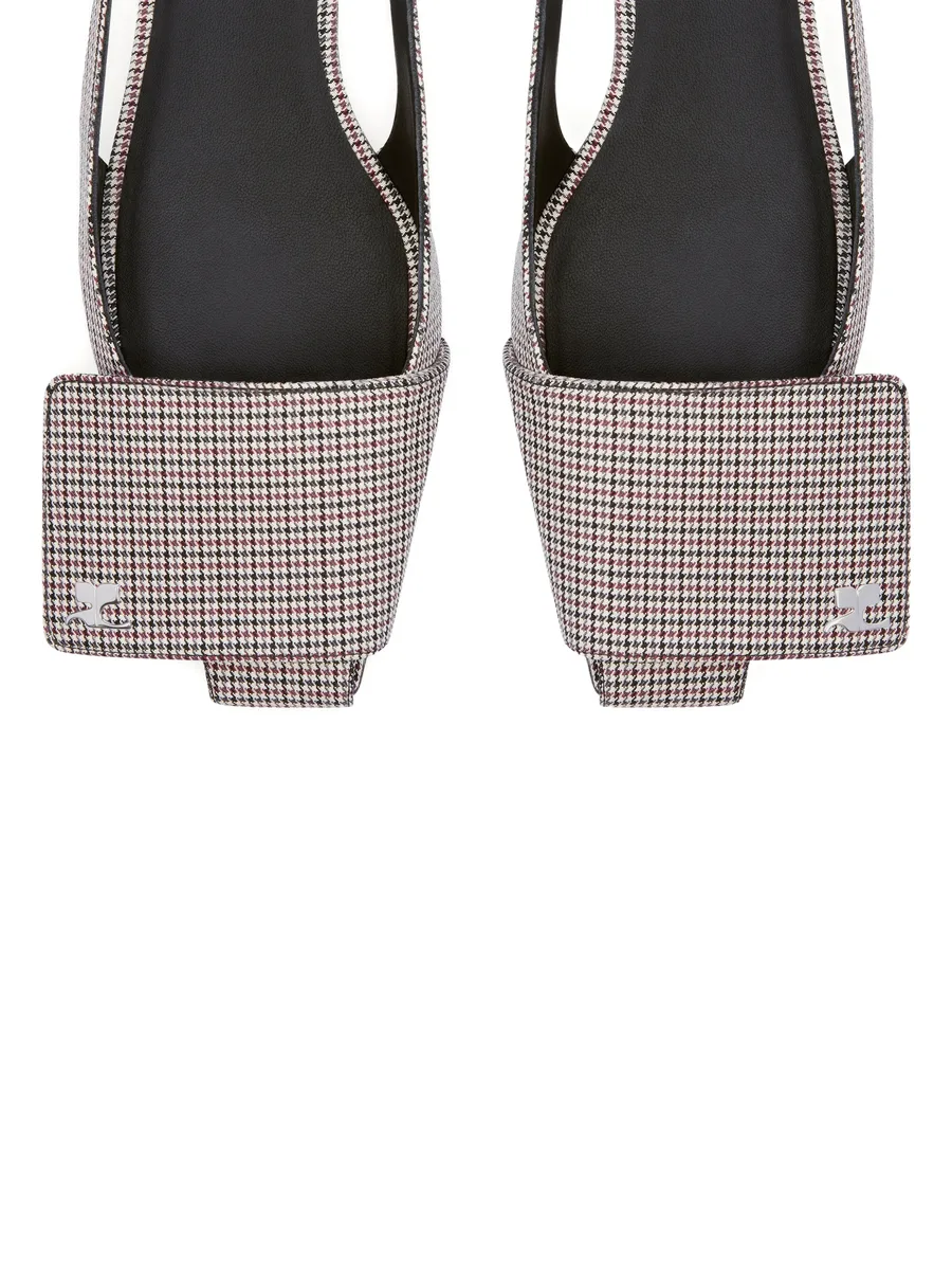 houndstooth slingback flat 8