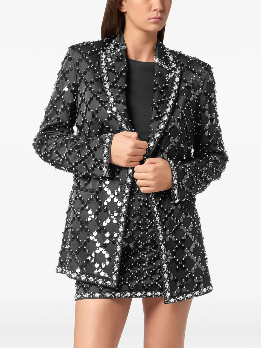 пиджак Boyfriend fit Plein Paillettes 6