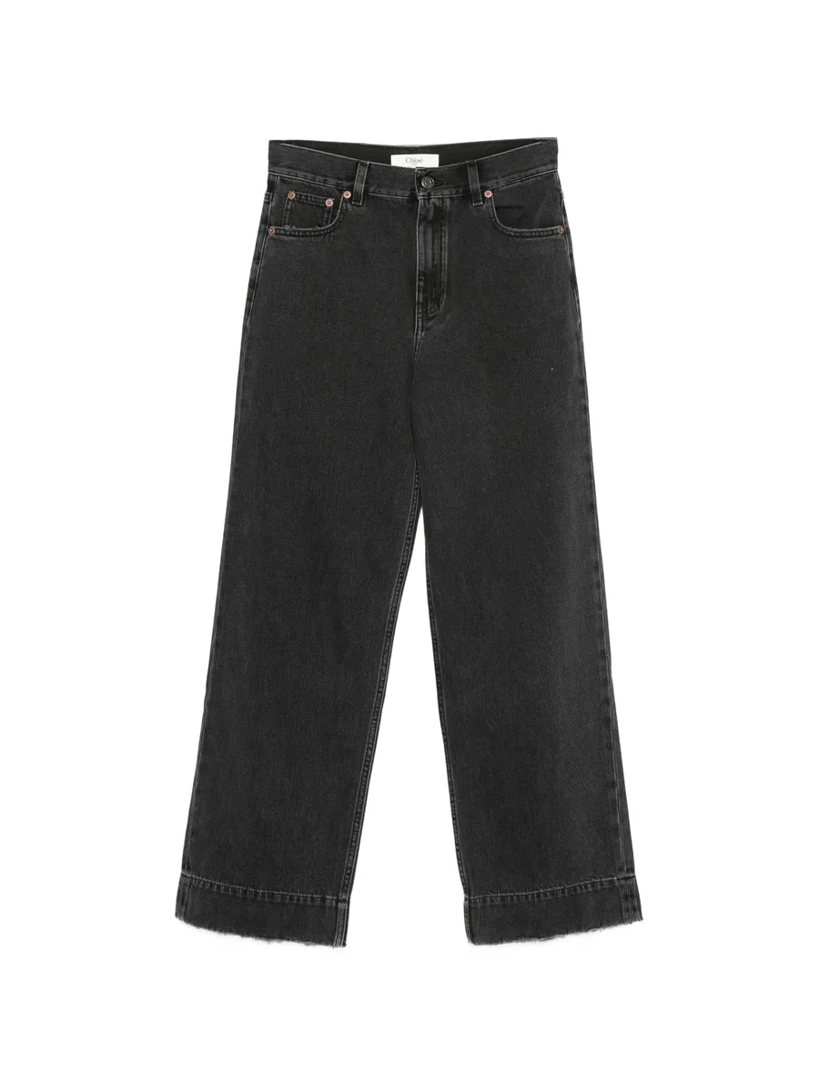 logo-patch jeans 1