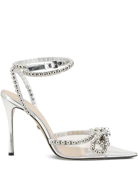 Bow Embellished pumps