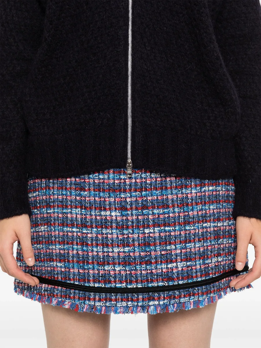 bouclé mini skirt 10