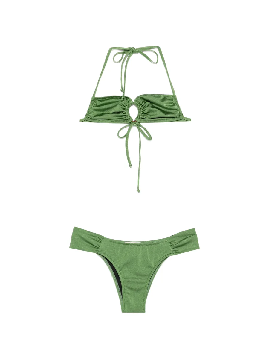 ruched ring-detail bikini 1