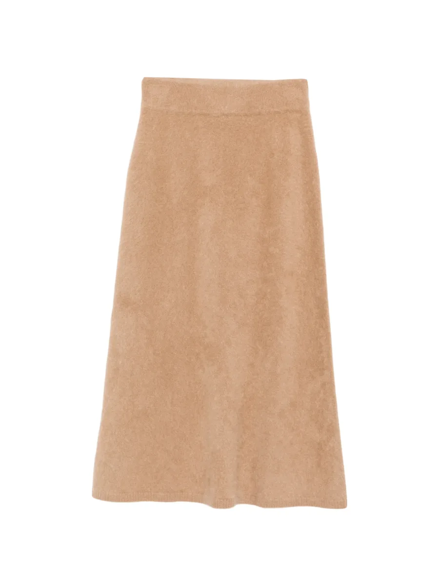 Asta elasticated-waistband midi skirt 1
