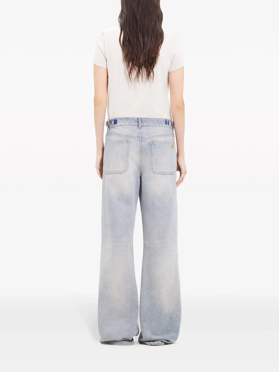 Multiflex logo-embroidered jeans 8