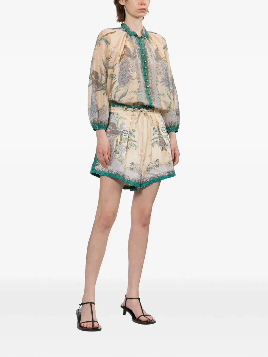 рубашка Indra Billow с цветочным принтом 3