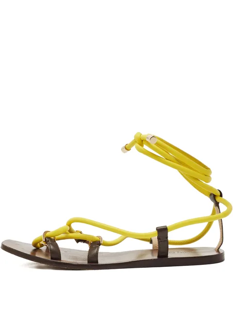 Aziza ankle-wrap sandals
