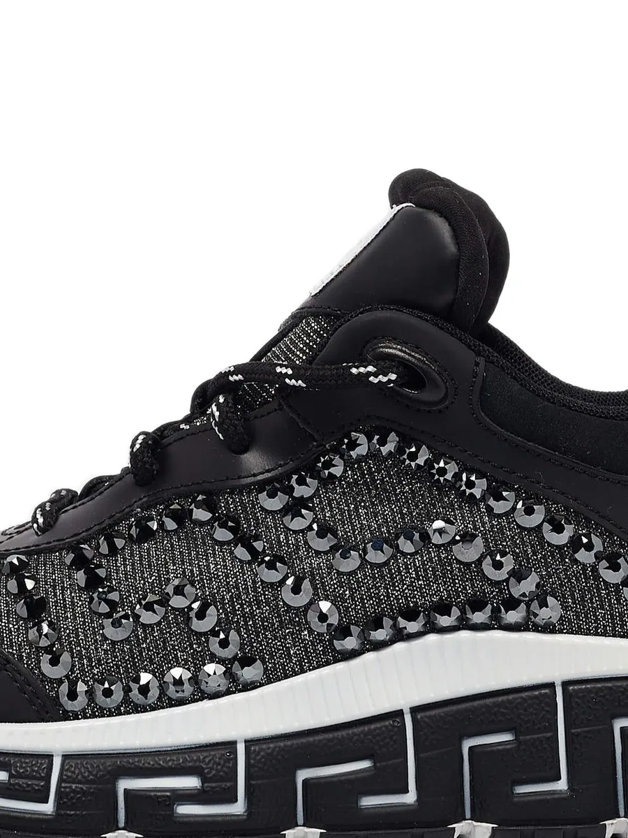 Grecca crystal-embellished sneakers 4