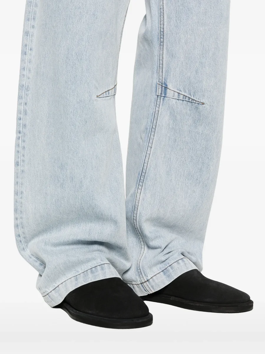 Gem logo-patch belt-loop jeans 10
