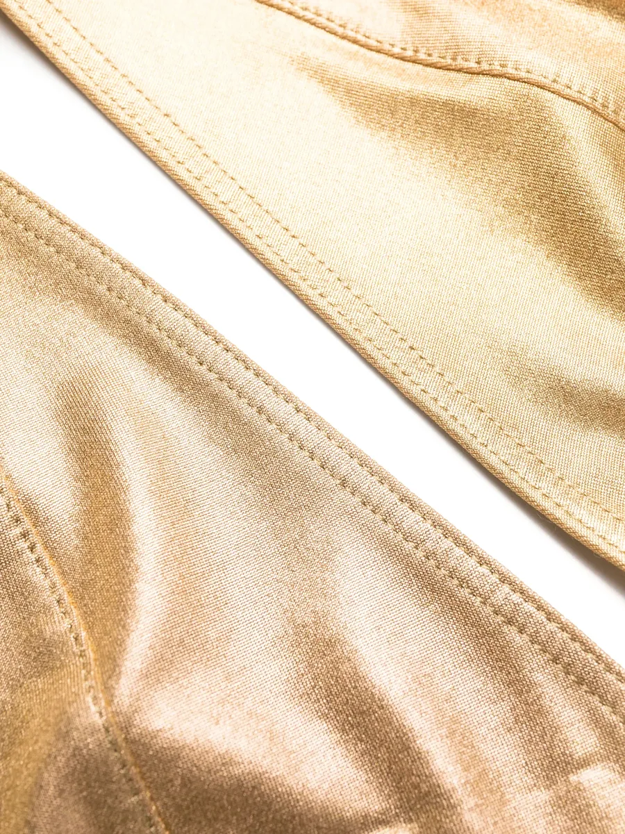 halterneck metallic bikini 5