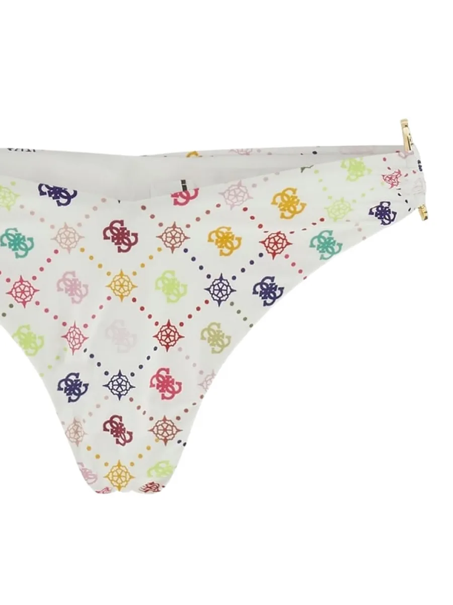 monogram-print ring-detail bikini bottoms 3