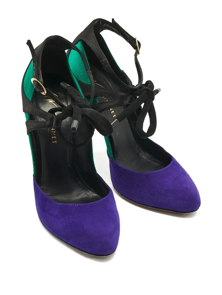 suede ankle-strap pumps 4