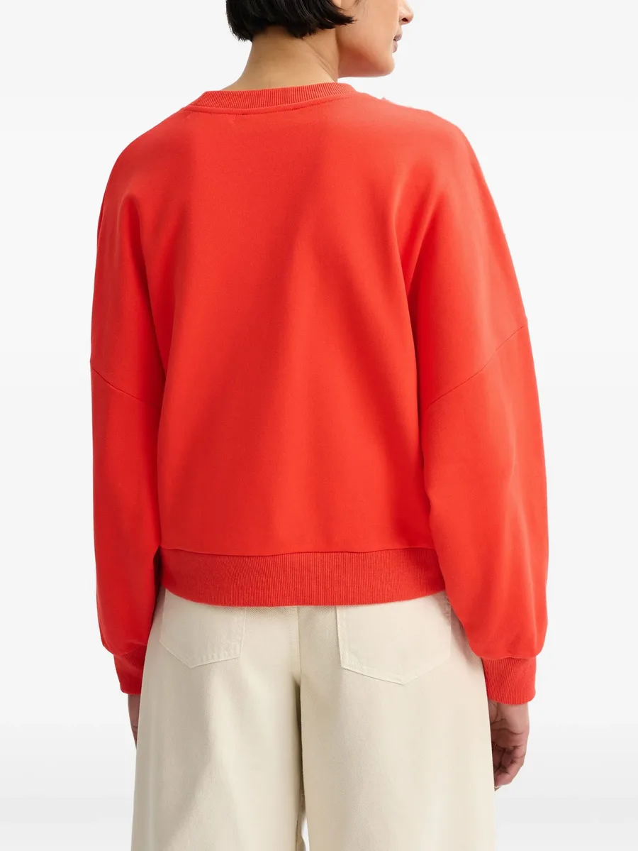 ruffle-trim sweatshirt 8