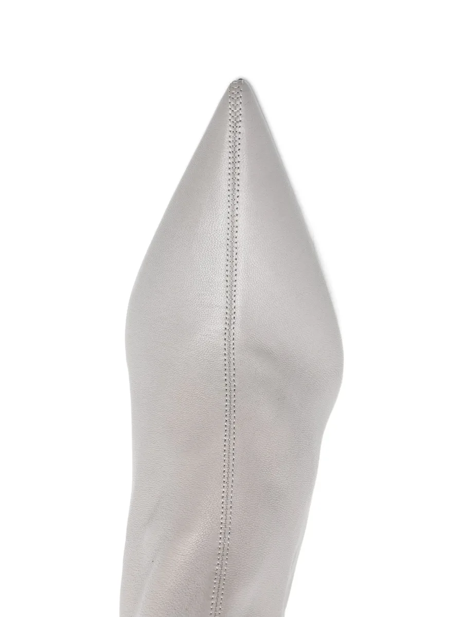 pointed-toe leather boots 7