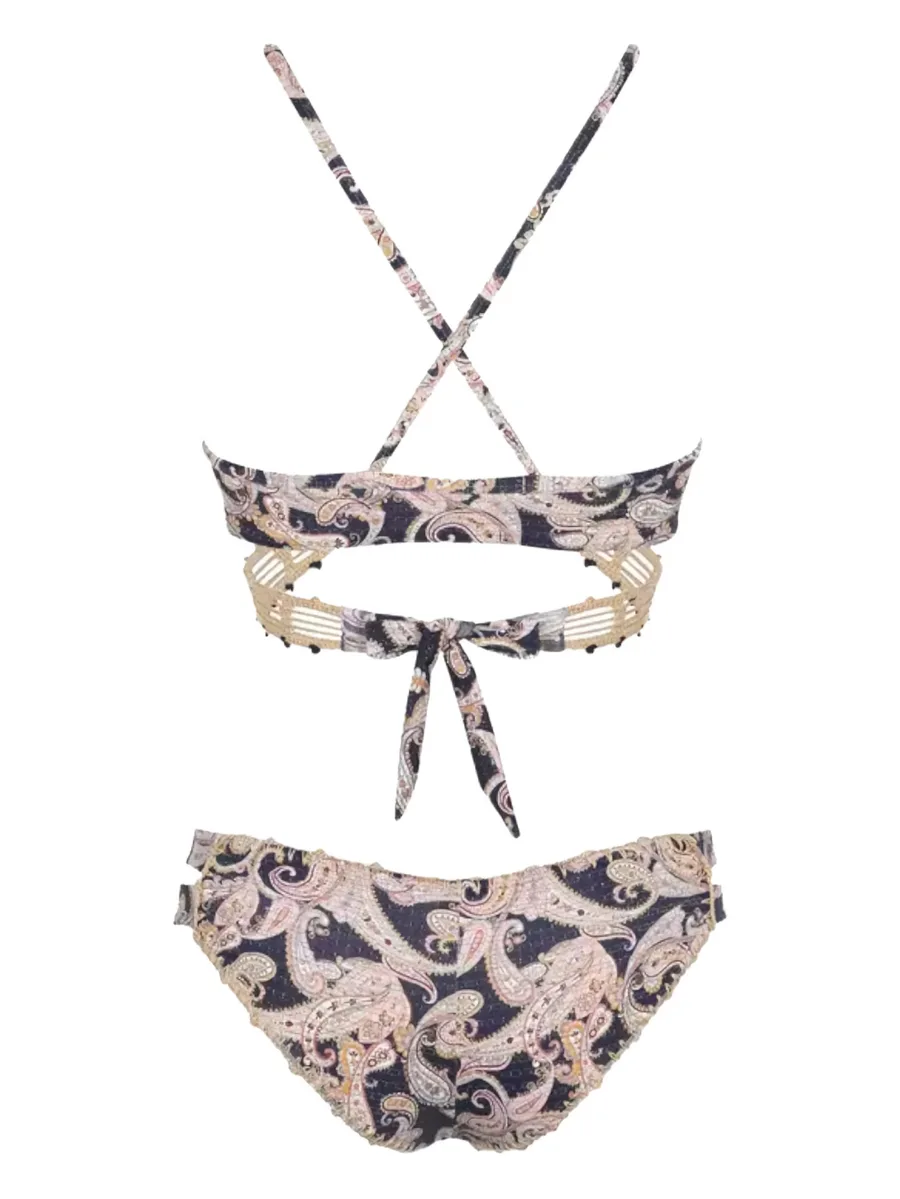 Kuali paisley-detail bikini bottoms 1