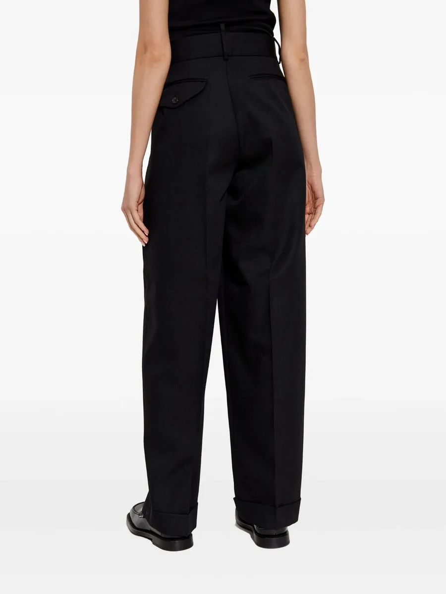 pleated wool trousers 7