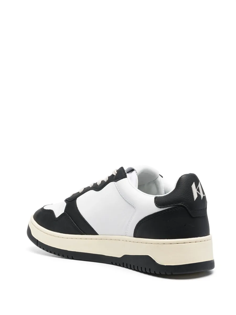 panelled low-top sneakers 6